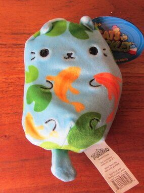 plush cats vs pickles cepia NWT #114 koi cat (W6523)